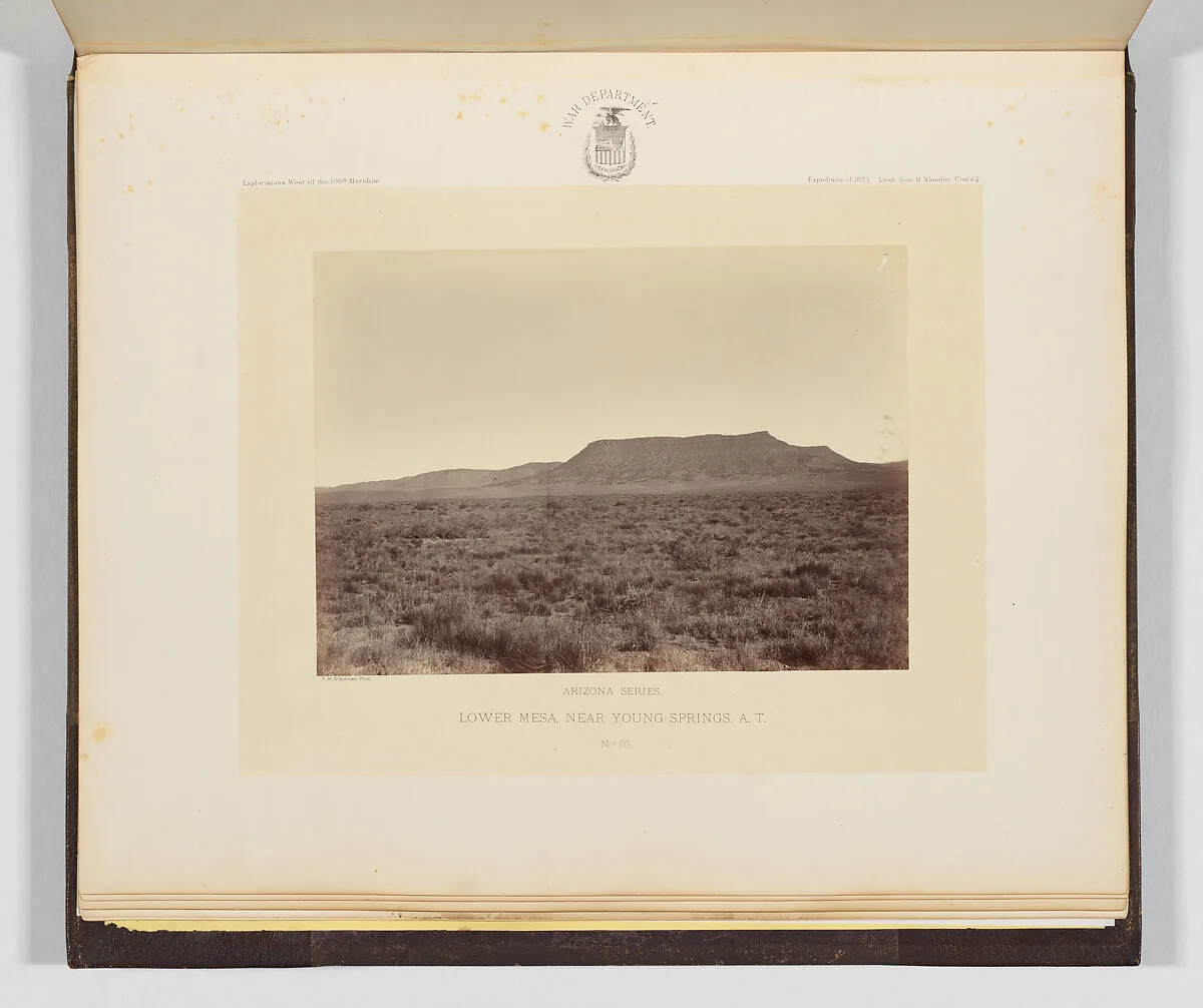 Lower Mesa, Near Young Springs, Arizona Territory — Timothy H. O'Sullivan