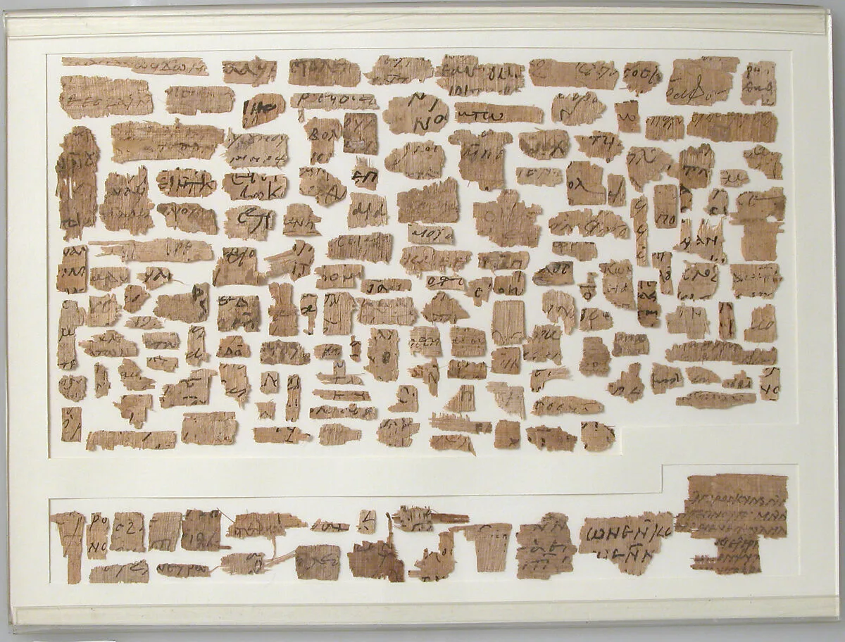 Papyri Fragments — Unknown
