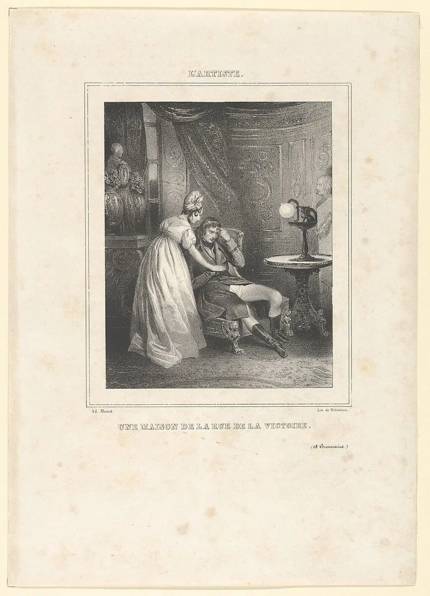 Une maison de la rue de la Victoire, from "L'Artiste" — Marie-Alexandre Alophe|L'Artiste
