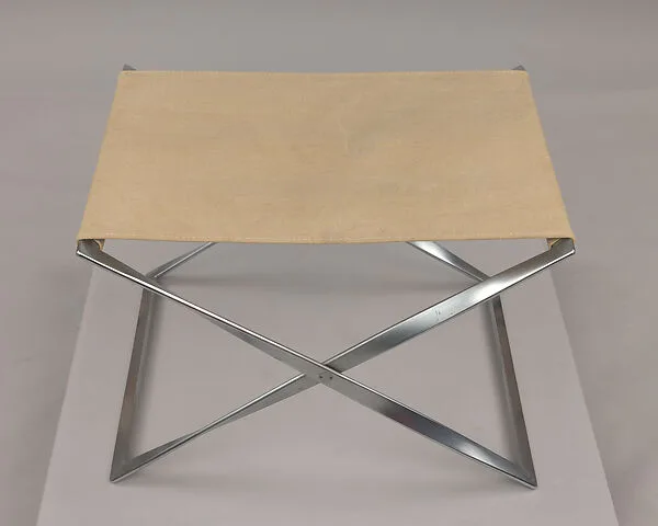"PK-91" Folding Stool — Poul Kjaerholm