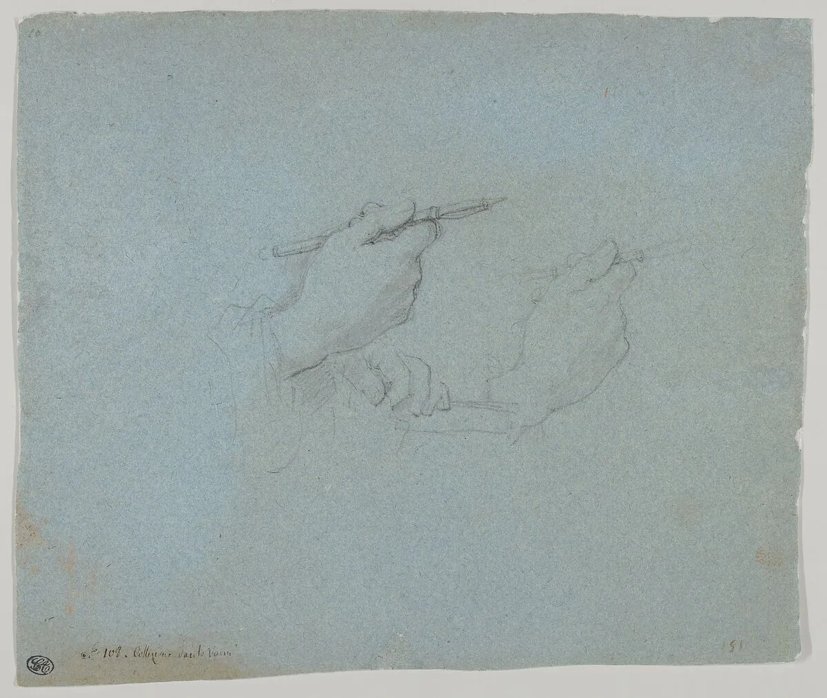 Study of Hands — Charles Joseph Natoire