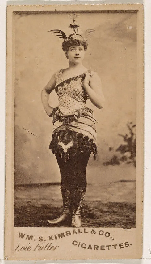 Loie Fuller, from the Actresses series (N203) issued by Wm. S. Kimball & Co. — William S. Kimball & Company