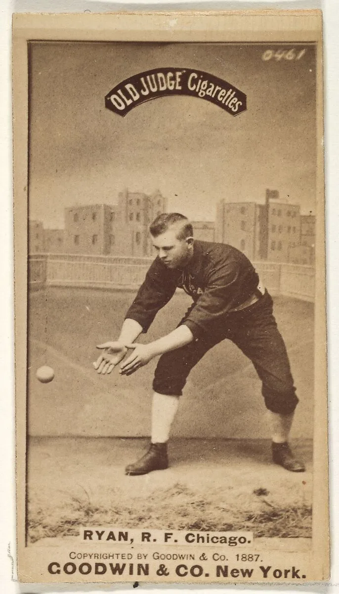 Ryan, Right Field, Chicago, from the Old Judge series (N172) for Old Judge Cigarettes — Goodwin & Company