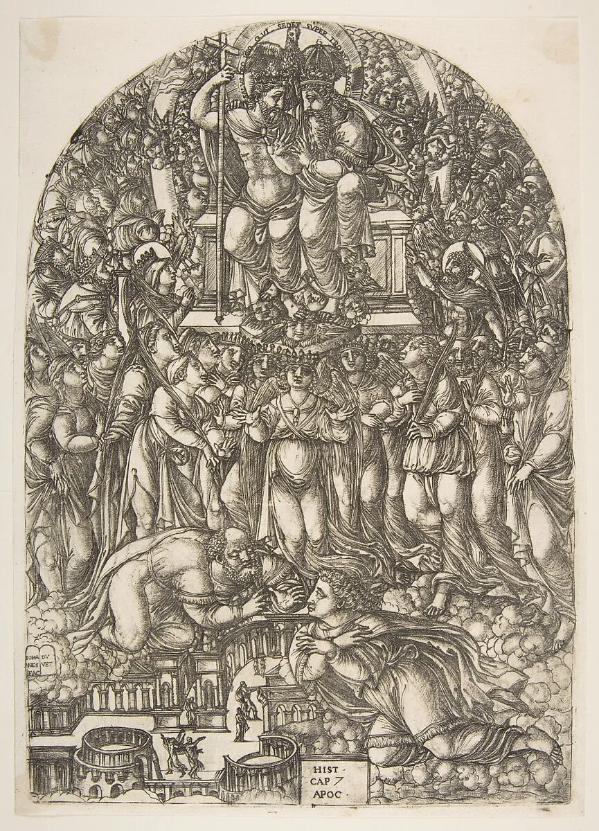 An innumerable Multitude which Stands before the Throne, from the Apocalypse — Jean Duvet