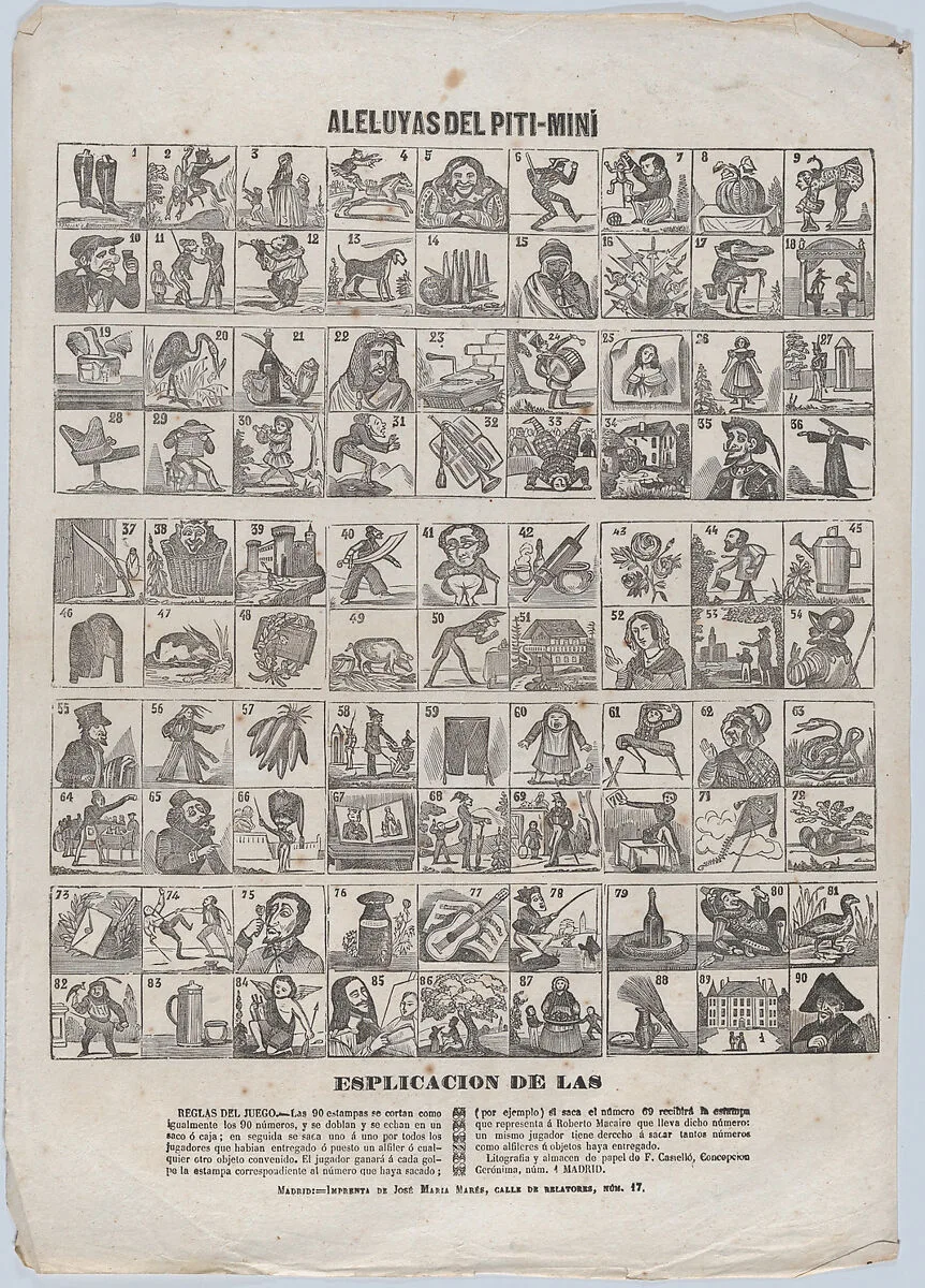 Game of Piti-Miní (trivia) — José María Marés