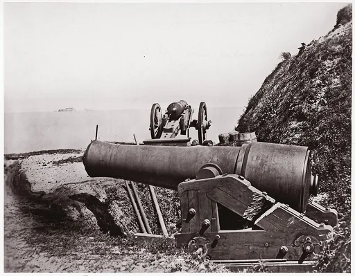 Fort Johnson, James Island, looking toward Fort Sumter