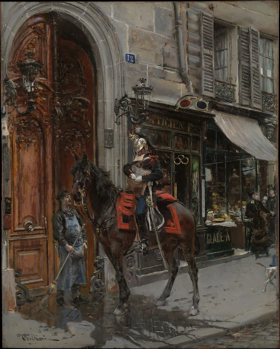 The Dispatch-Bearer — Giovanni Boldini