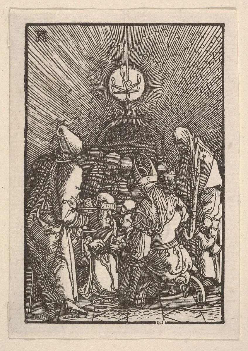 Circumcision, from The Fall and Salvation of Mankind Through the Life and Passion of Christ — Albrecht Altdorfer
