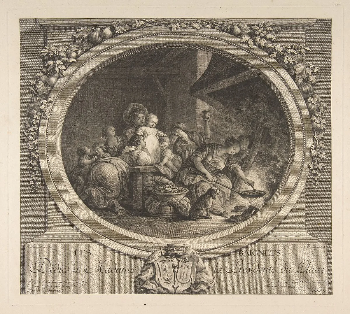 Les Beignets — Jean Honoré Fragonard|Nicolas de Launay