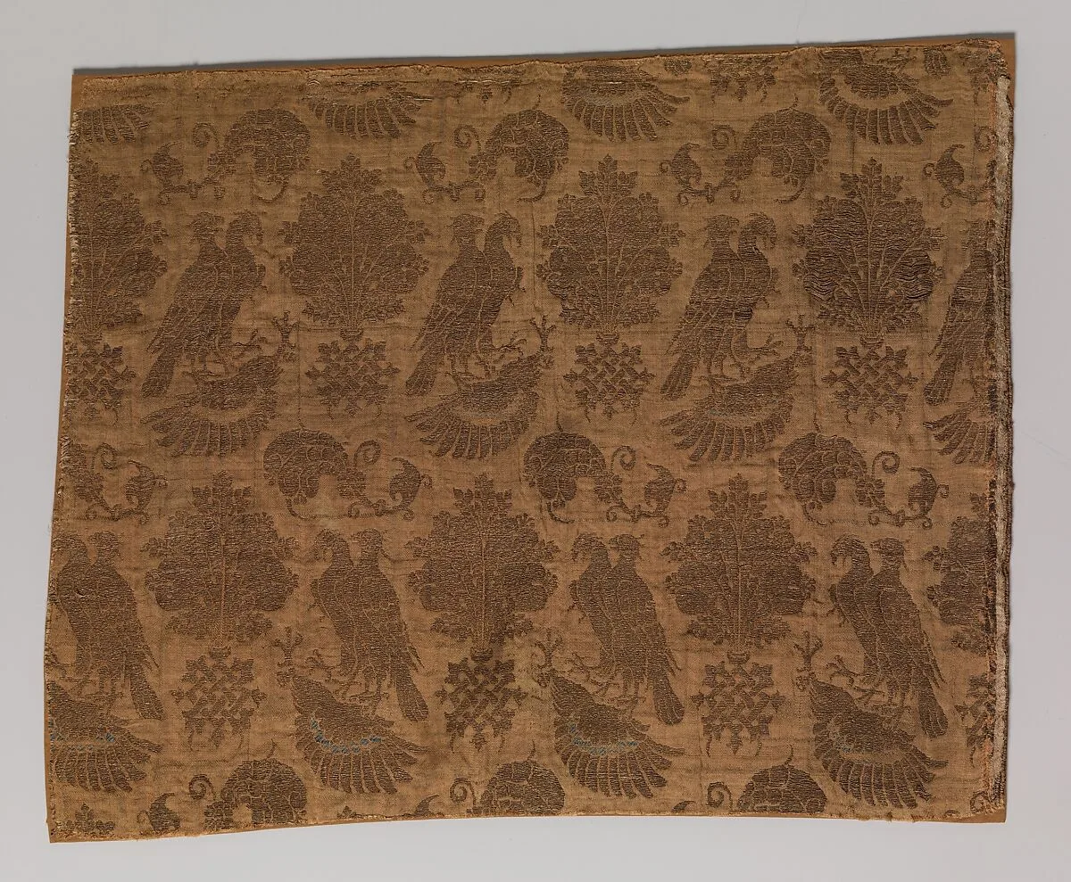 Textile with Falcons — Unknown