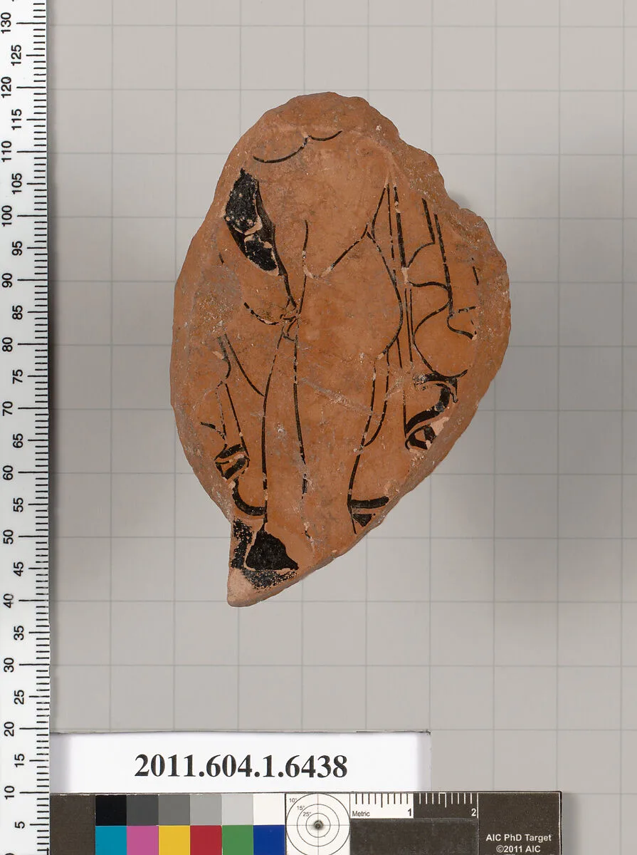 Terracotta fragment of a kylix (drinking cup) — Unknown