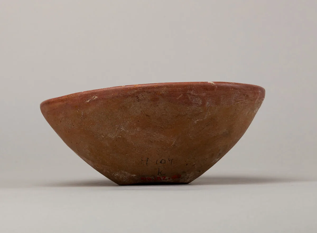 Red polished ware bowl — Unknown