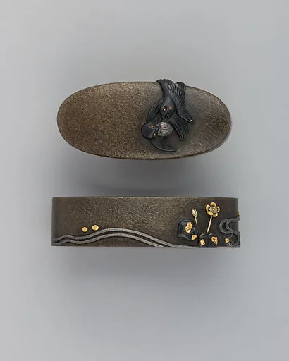 Sword-Hilt Collar and Pommel (Fuchigashira)