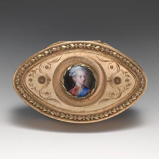 Snuffbox with portrait of Christian VII (1749-1808)