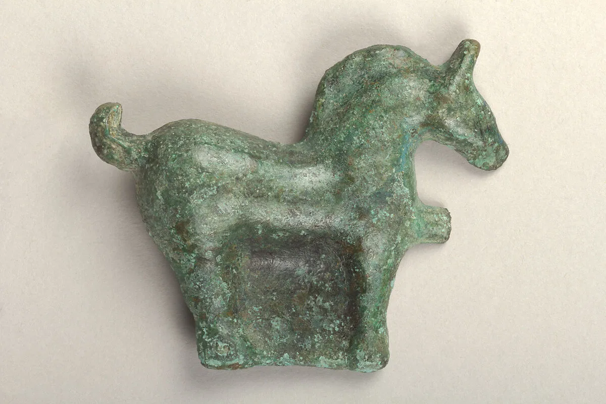 동제 말 모양 대구 삼국시대 |銅製 馬形 帶鉤 三國時代|Equine-shaped belt buckle — Unknown