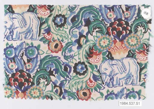 Textile sample, from the ¦Franko Prints¦ series