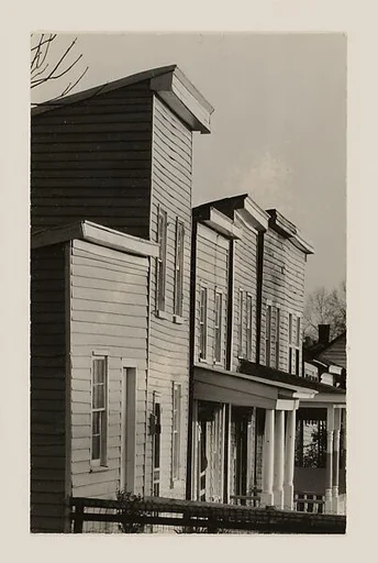Detail of "Frame Houses in Virginia"