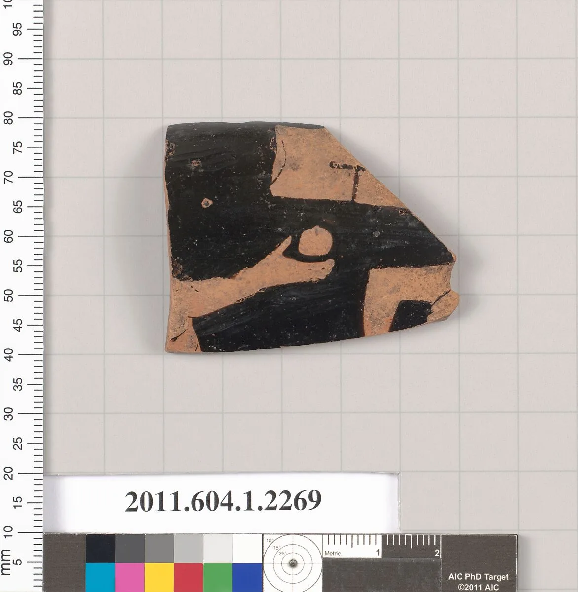 Terracotta rim fragment of a kylix (drinking cup) — Unknown