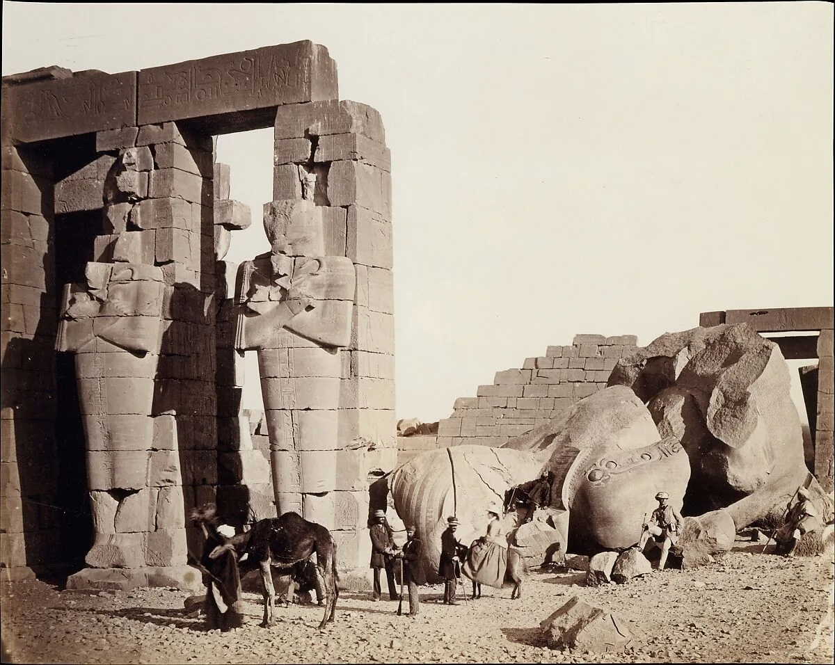 The Rameseum of El-Kurneh, Thebes — Francis Frith