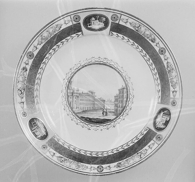Plate — Imperial Porcelain Manufactory, St. Petersburg