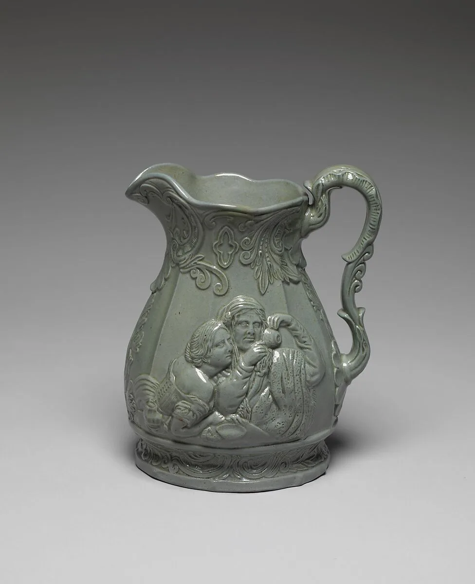 "Cup-Tosser" Pitcher — E. & W. Bennett Pottery