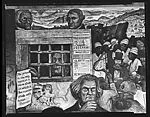 [Detail of "The Conflict Over Slavery" Panel of Diego Rivera's Mural for the New Worker's School, New York City]