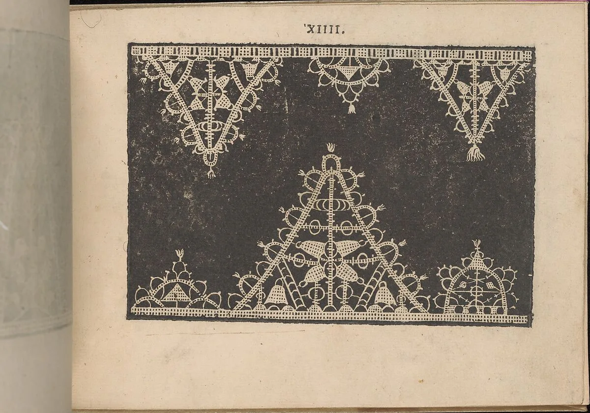 Prima Parte de' Fiori, e Disegni di varie sorti di Ricami Moderni, page 14 (recto) — Giovanni Battista Ciotti|Francesco de' Franceschi