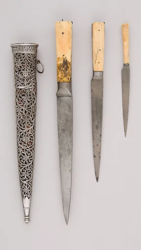Three Knives with Sheath