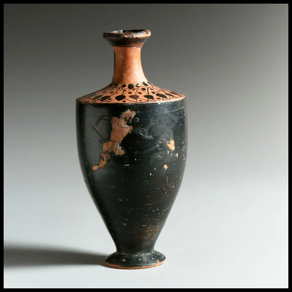 Terracotta lekythos (oil flask) — Unknown