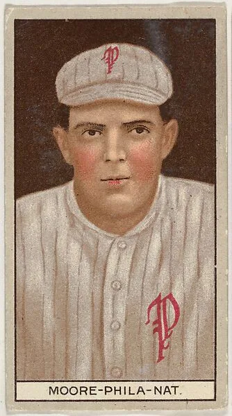 Earl Moore, Philadelphia, National League, from the Brown Background series (T207) for the American Tobacco Company — American Tobacco Company