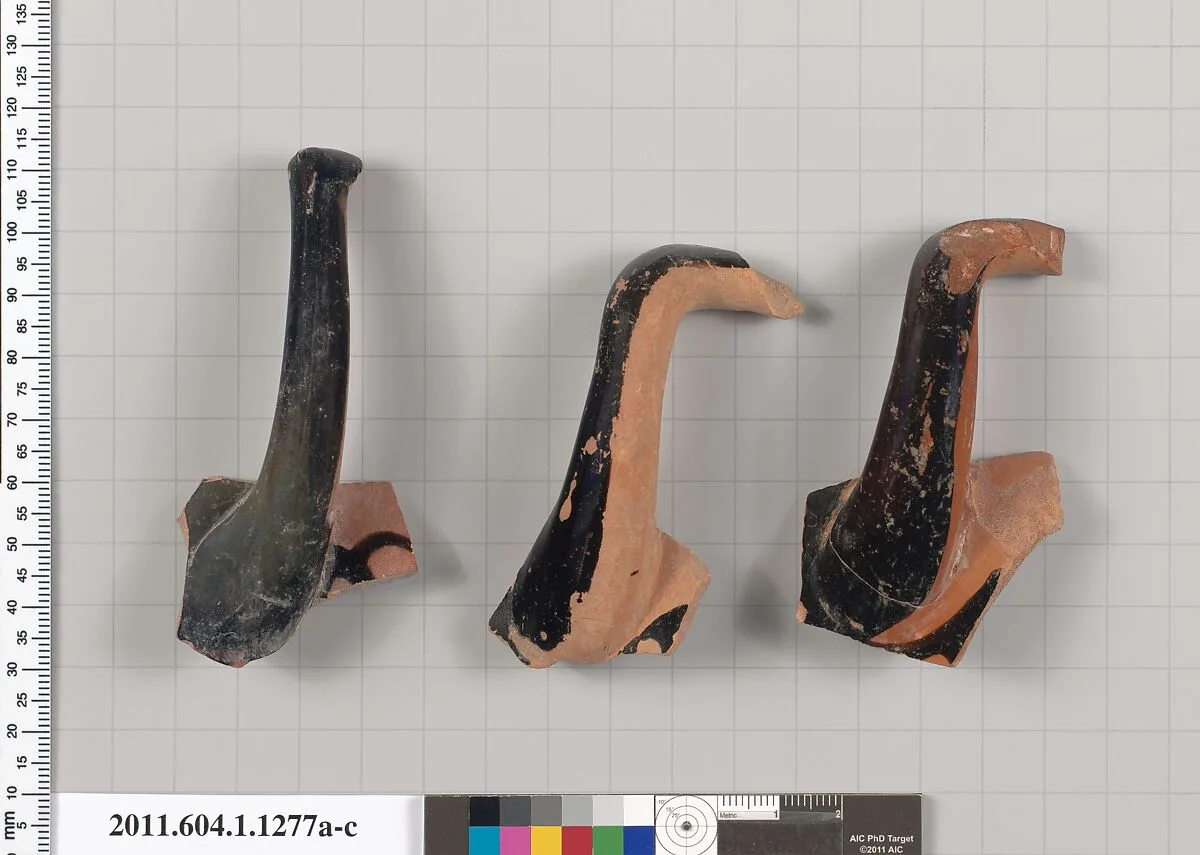Terracotta fragments of kylikes (drinking cups) — Unknown