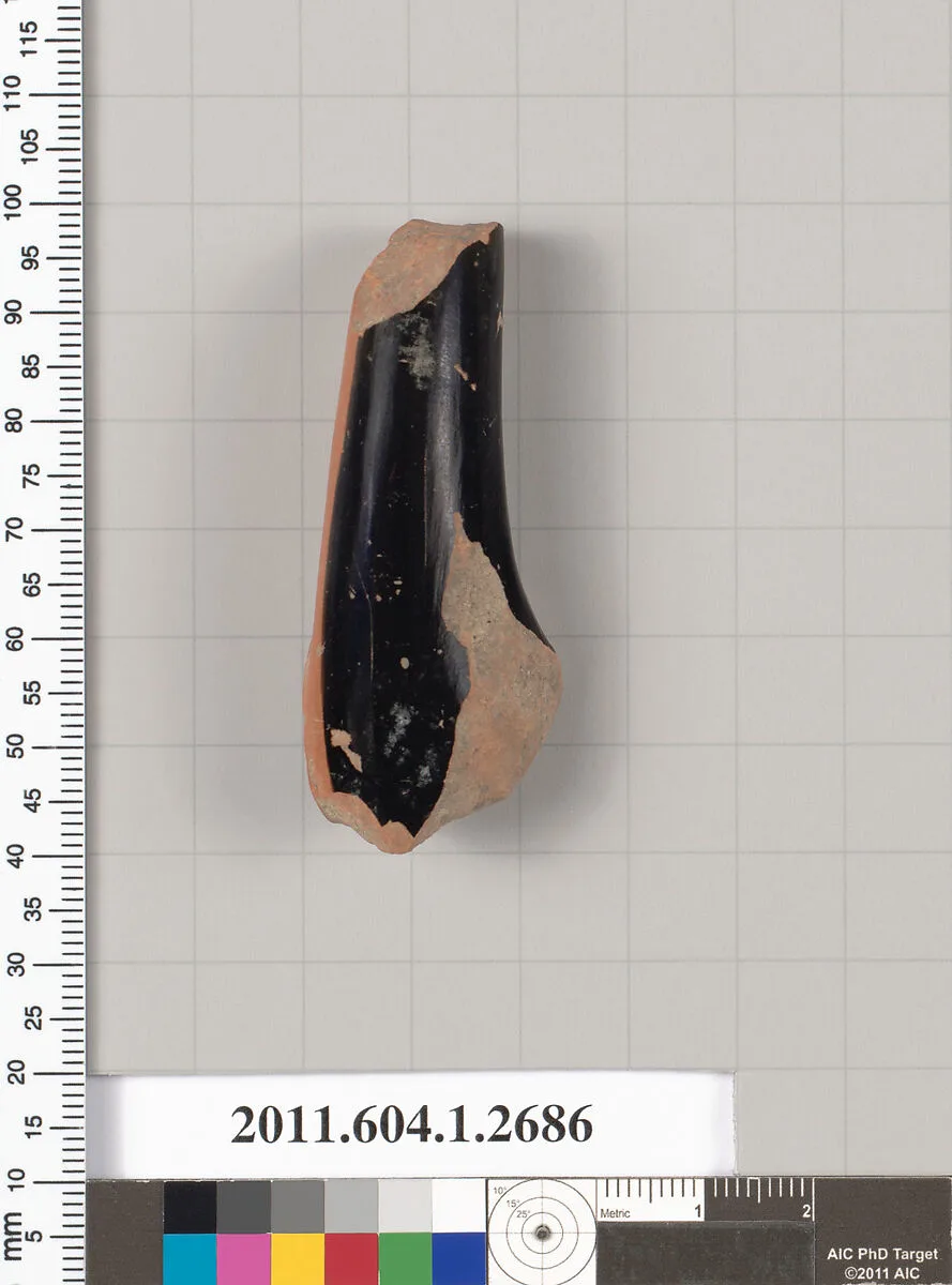 Terracotta fragment of a kylix (drinking cup) — Unknown