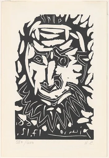 Head of a Bearded Man
