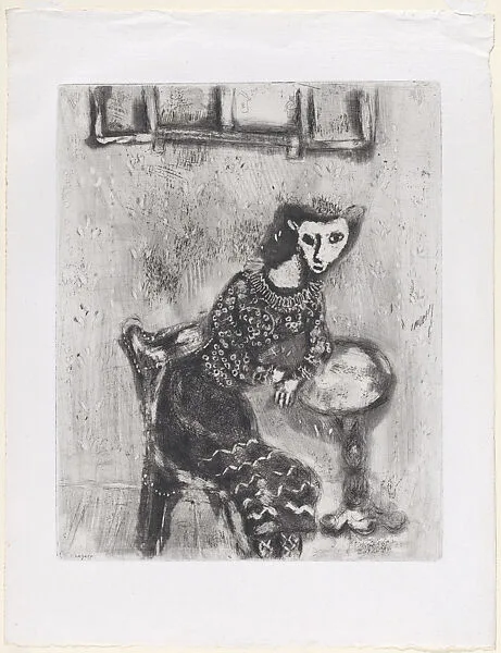 Cat Metamorphosized into a Woman — Marc Chagall|Ambroise Vollard