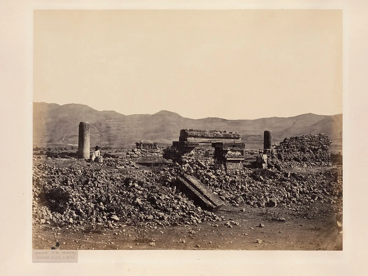 Second Palace at Mitla, Mexico. — Désiré Charnay
