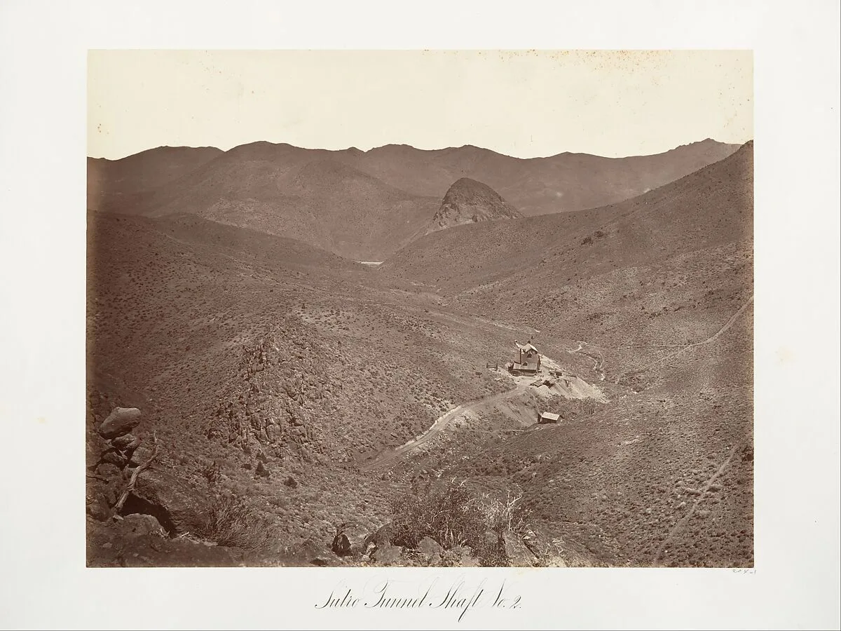 Sutro Tunnel Shaft No. 2 — Carleton E. Watkins