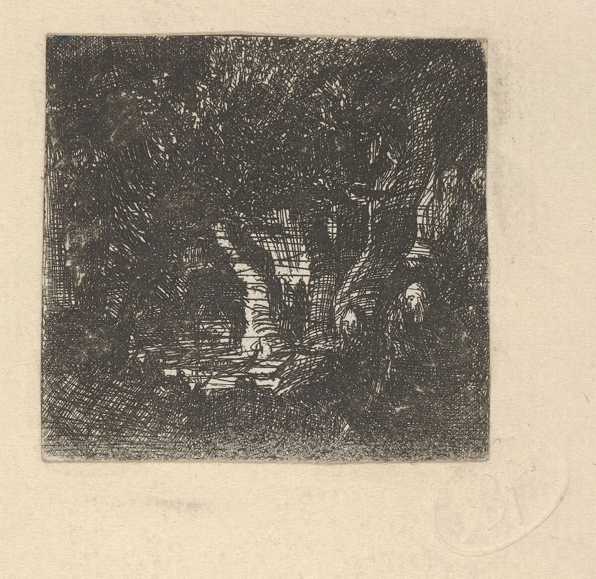 La Sainte Famille et Les Bergers (The Holy Family and the Shepherds) — Rodolphe Bresdin