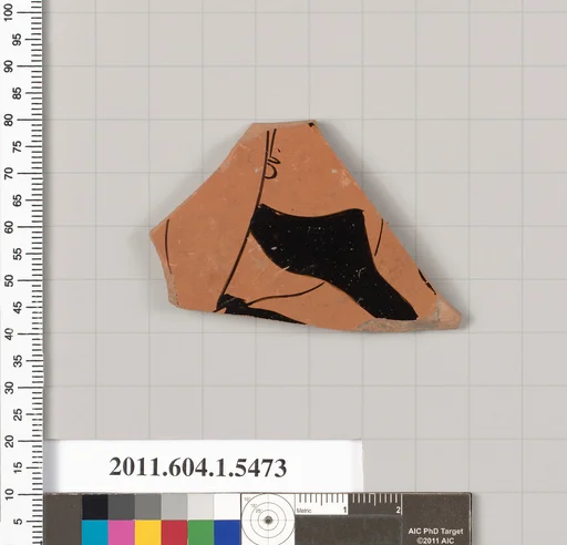 Terracotta fragment of a kylix (drinking cup)