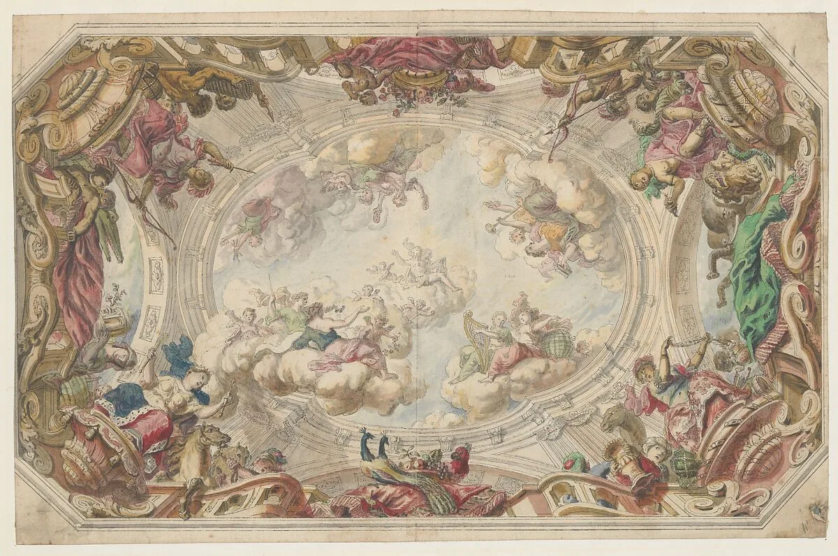 Design for a Ceiling — Daniel Marot the Elder