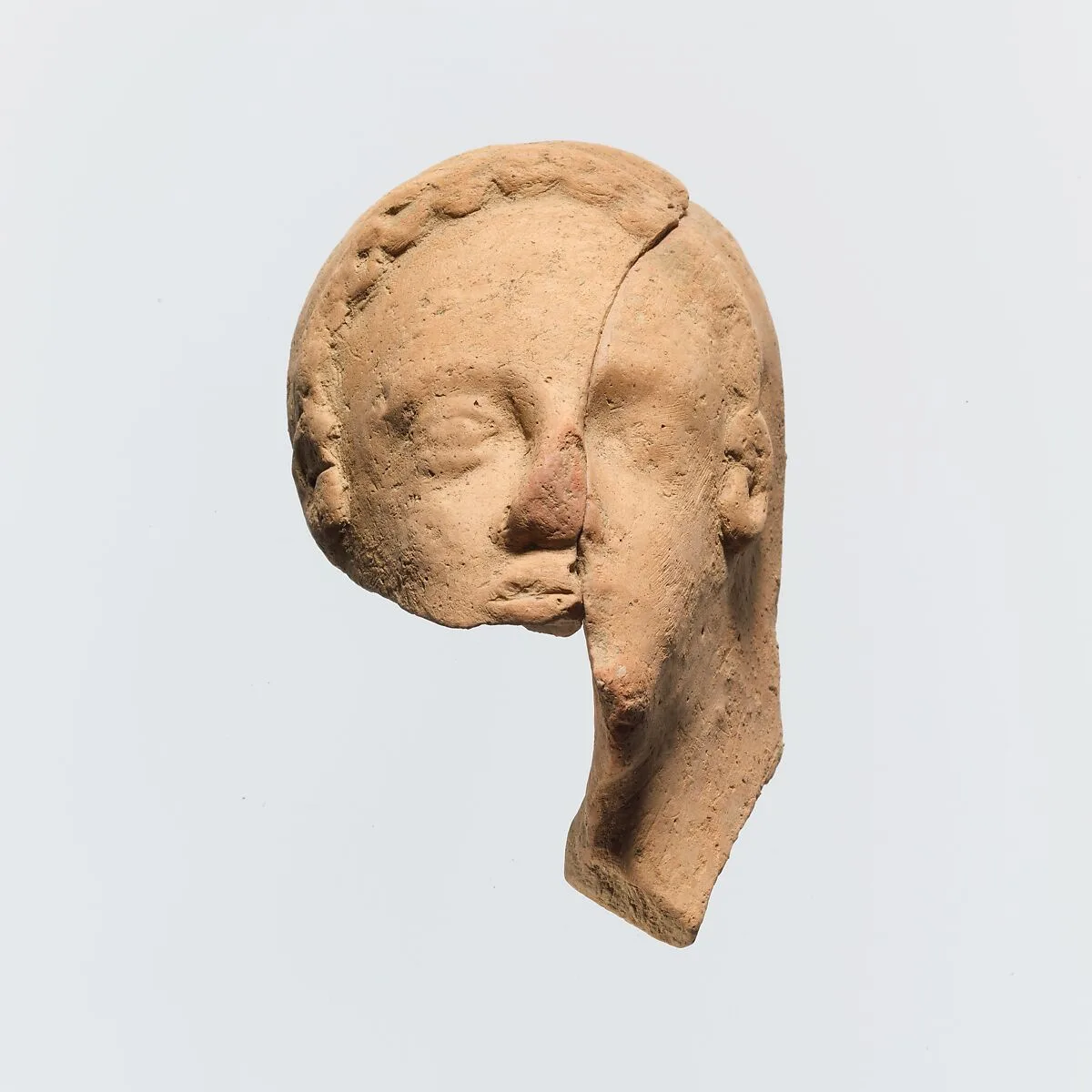Fragmentary head of a woman — Unknown