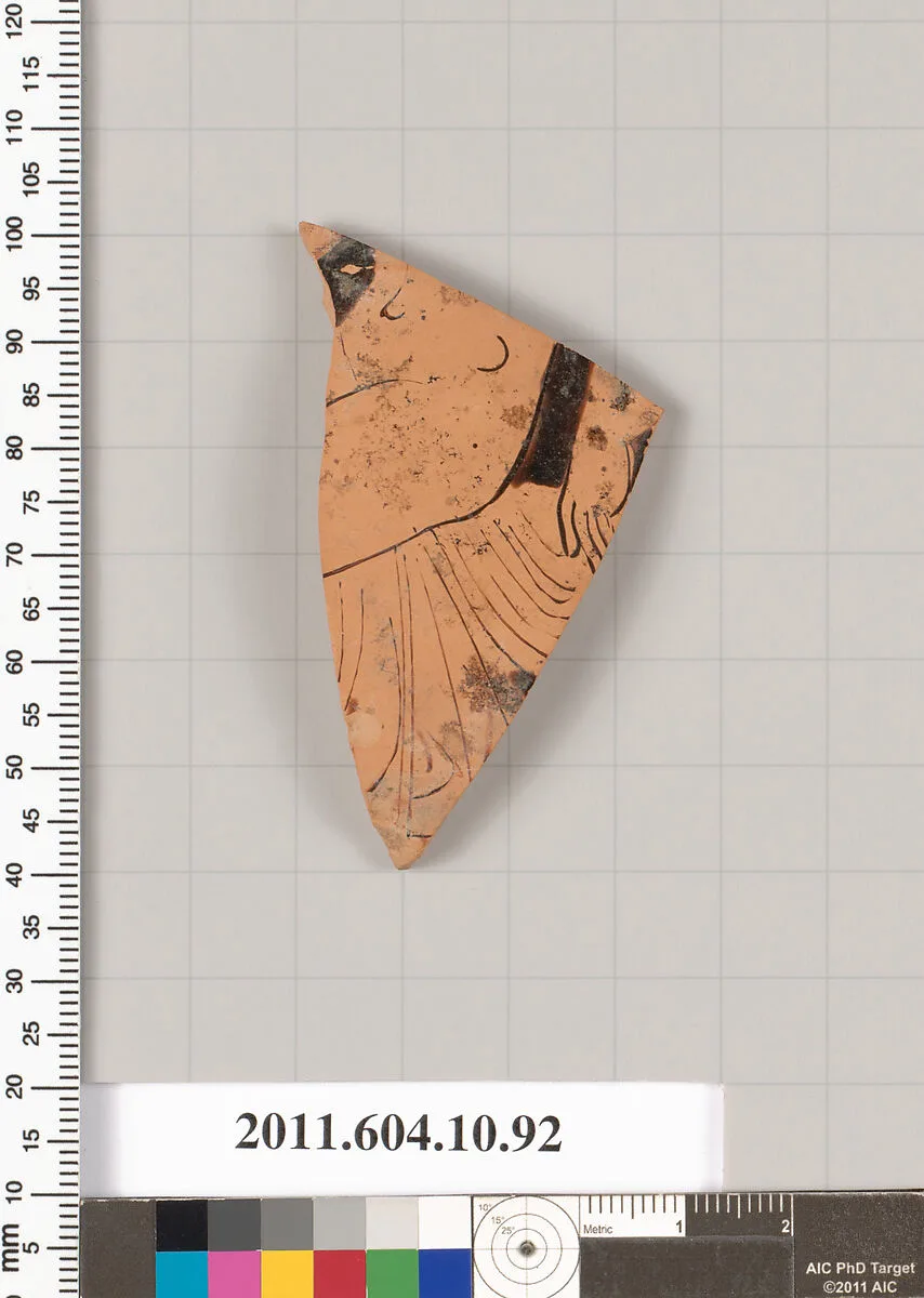 Terracotta fragment of a closed shape — Unknown