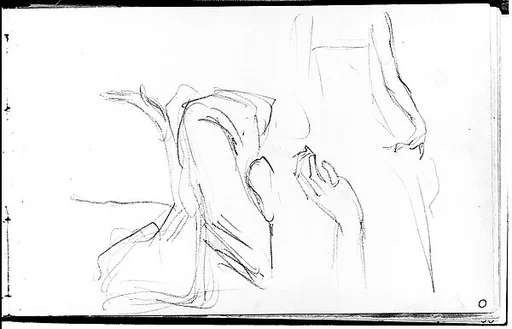 Hand and Body Positions of a Javanese Dancer (from Sketchbook of Javanese Dancers)