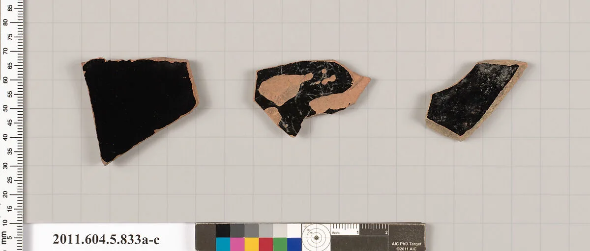 Terracotta fragments of kylikes (drinking cups) — Unknown