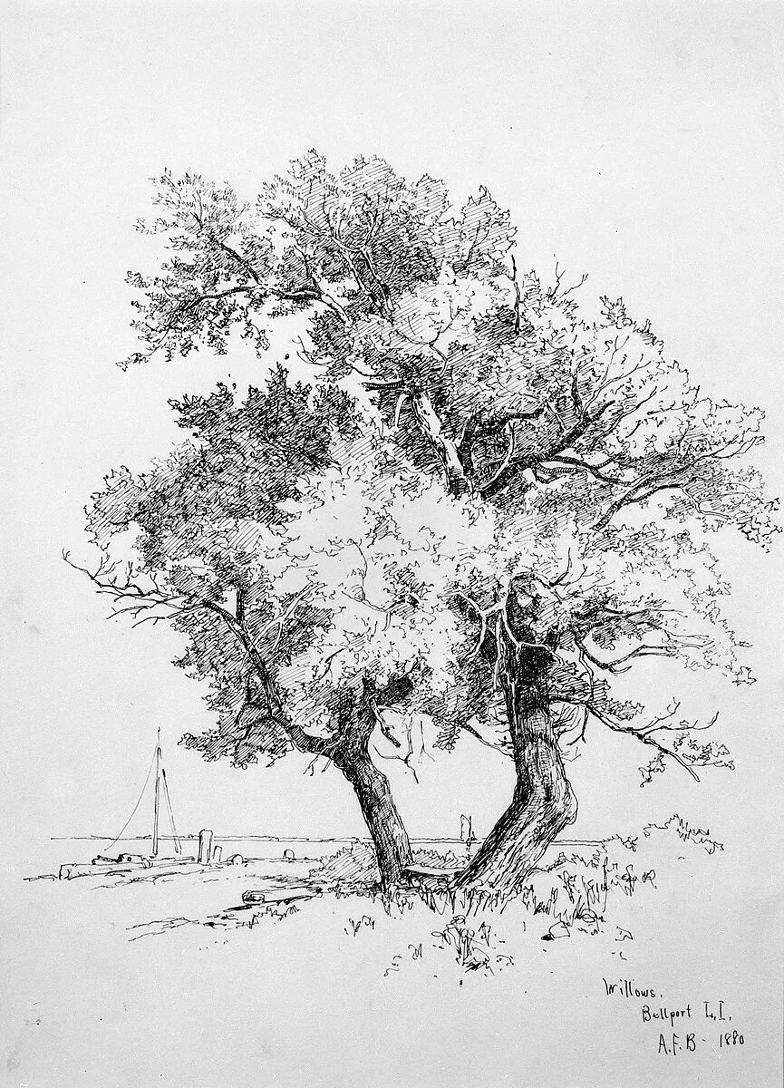 Willows, Bellport, Long Island — Andrew Fisher Bunner
