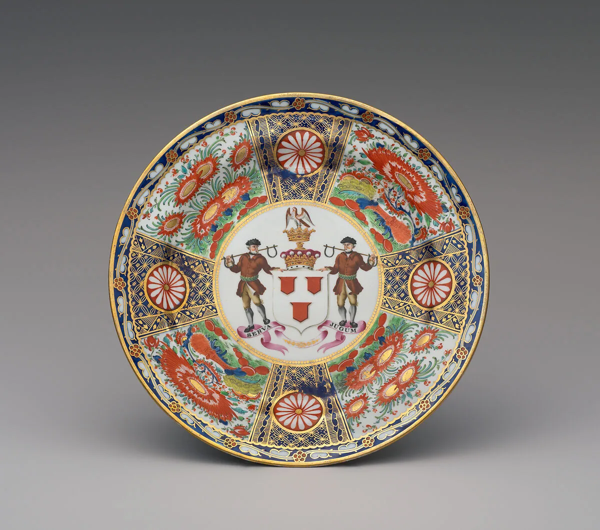 Plate — Worcester factory