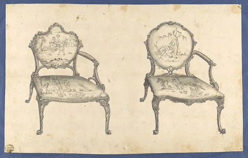 Two French Chairs, in Chippendale Drawings, Vol. I