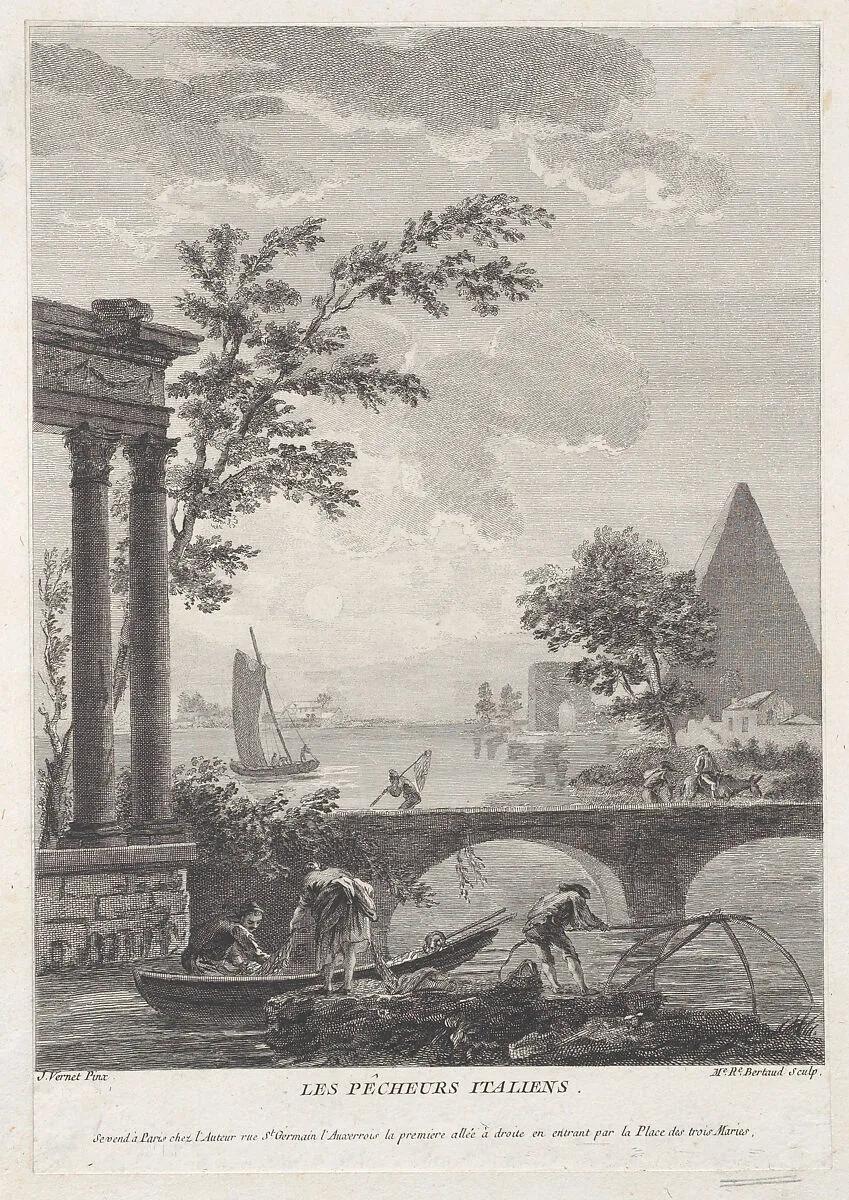 The Italian Fishermen — Joseph Vernet|Bertaud