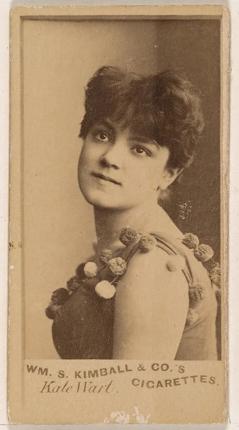 Kate Wart, from the Actresses series (N203) issued by Wm. S. Kimball & Co. — William S. Kimball & Company