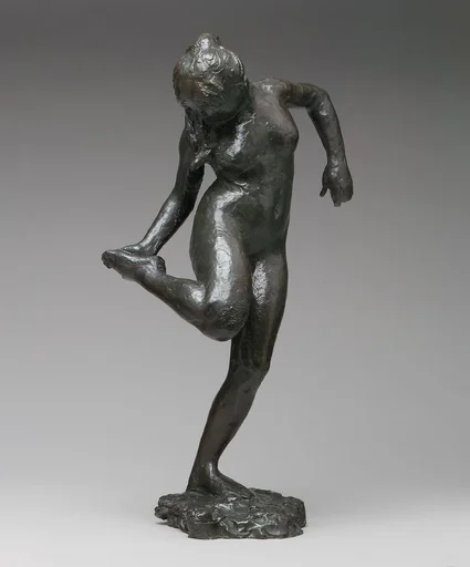 Dancer Looking at the Sole of Her Right Foot (Fourth State)