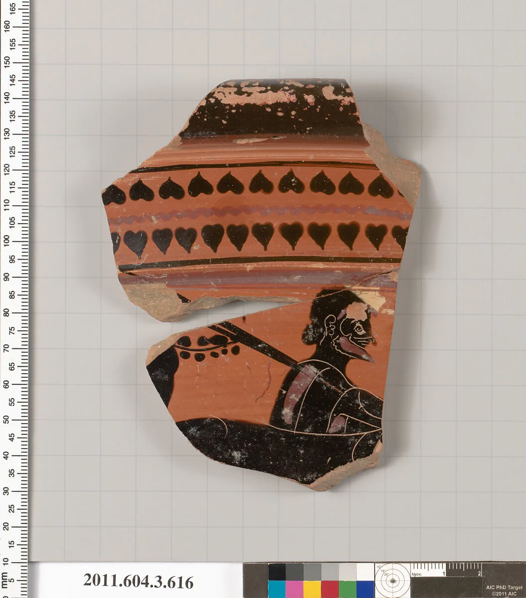 Terracotta fragment of a calyx-krater (bowl for mixing wine and water) — Unknown